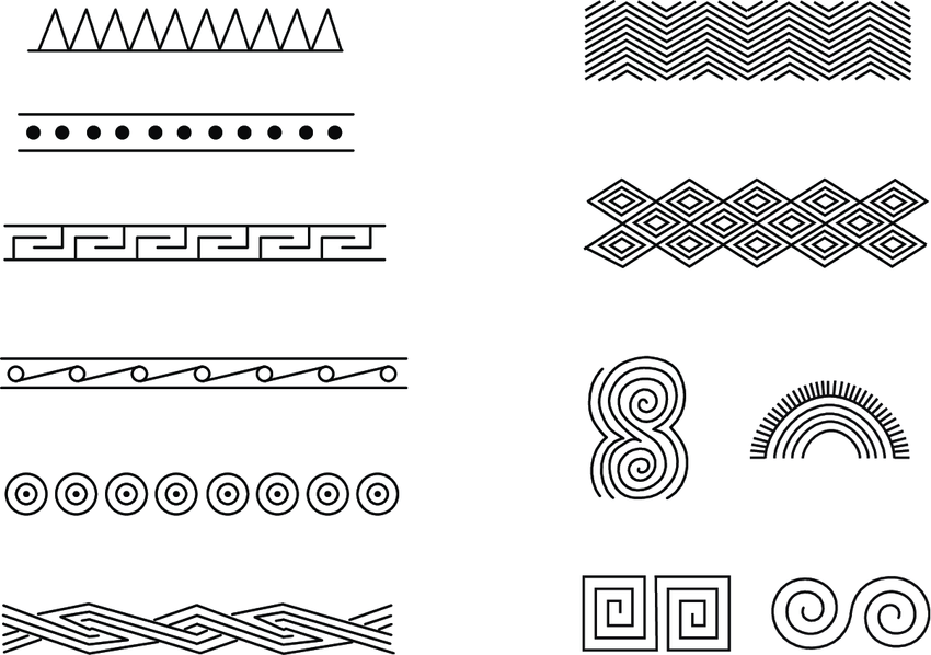 Geometric-motifs-from-cast-bronze-drums-from-the-Dong-Son-culture